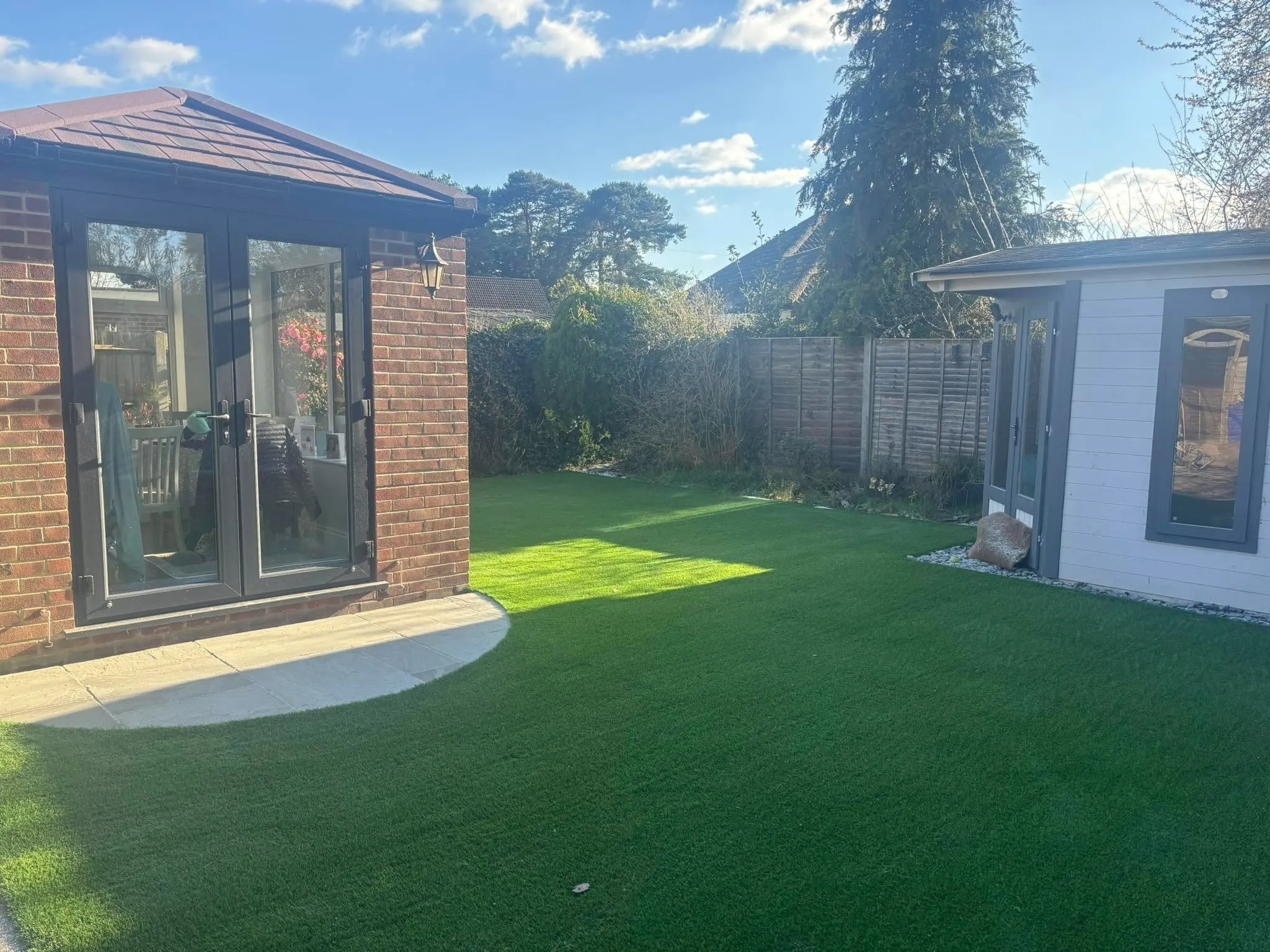 small patch of grass