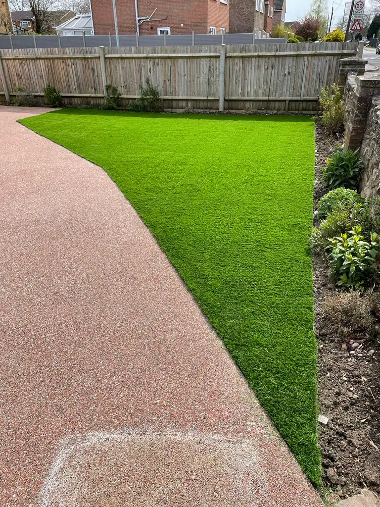 triangle shape grass